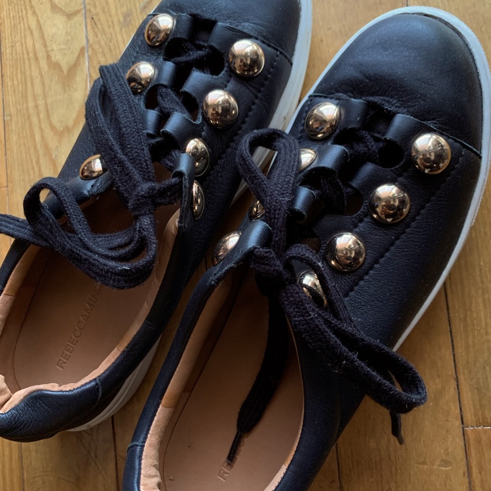 Rebecca Minoff slip on with laces